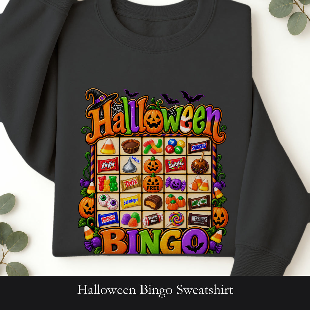 Halloween Bingo Sweatshirt | Halloween Bingo Crewneck