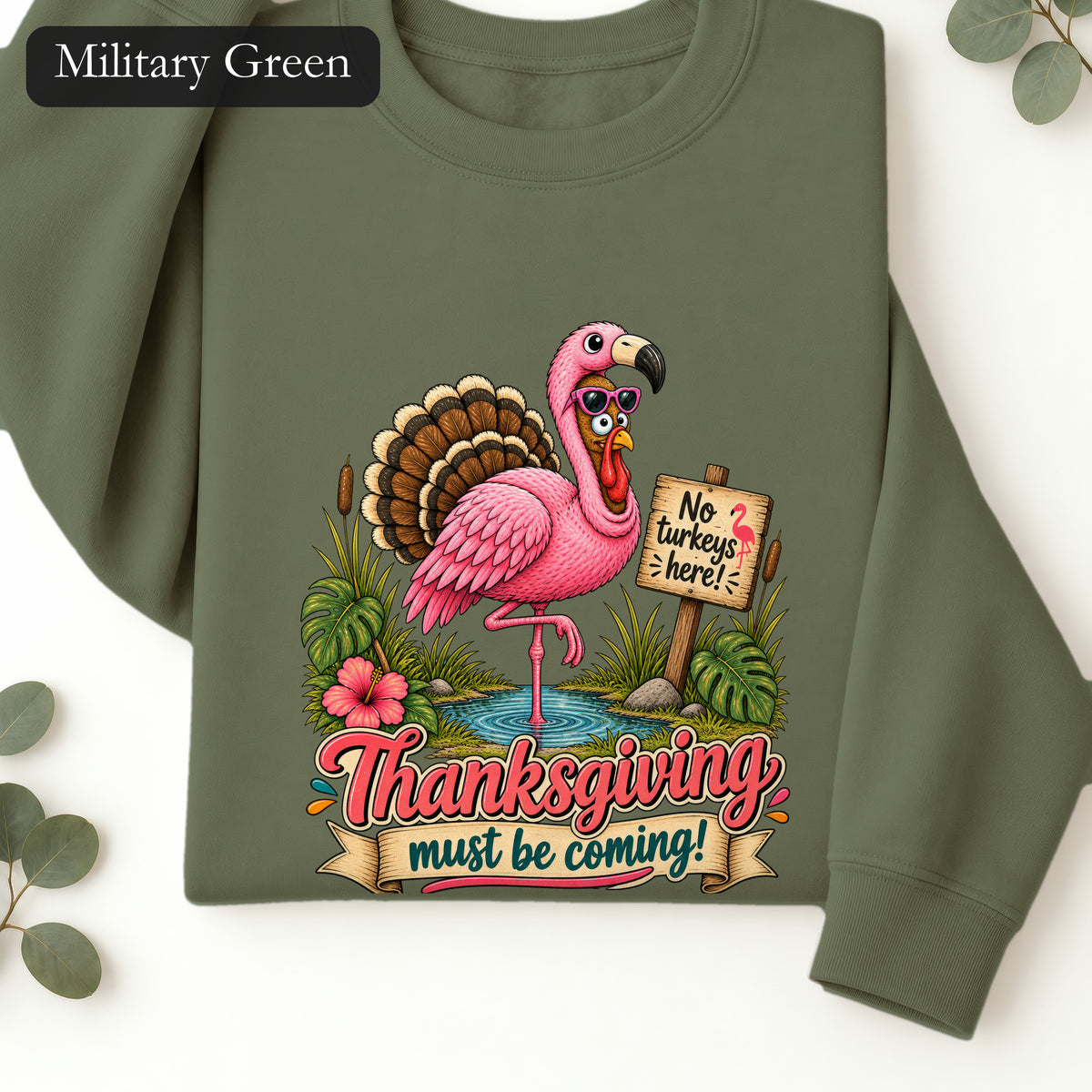 Turkey Thanksgiving must be coming Sweatshirt | Holiday Crewneck