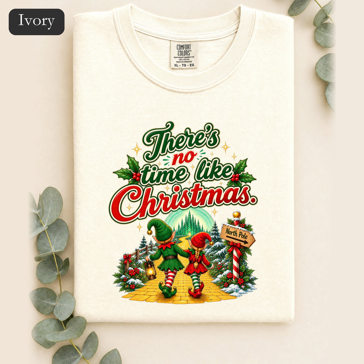 There is No Time Like Christmas Shirt | Elf Holiday Design