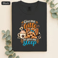 Give Me Latte or Give Me Sleep Yorkie Shirt | Coffee Dog Tee