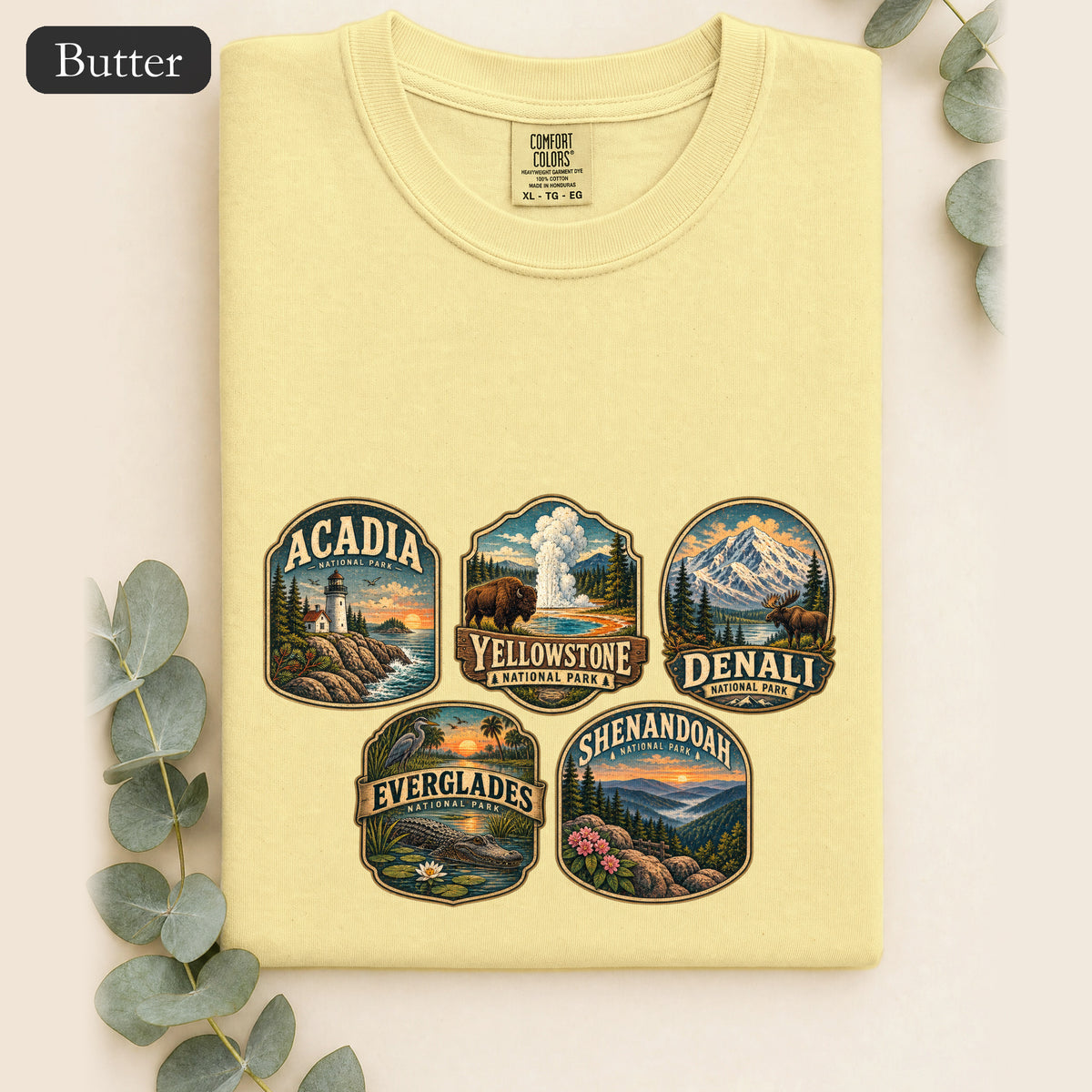 Southwest National Parks Shirt, Desert Badge Tee, Arizona Utah Hiking Gift, Retro Adventure Cactus Sweatshirt