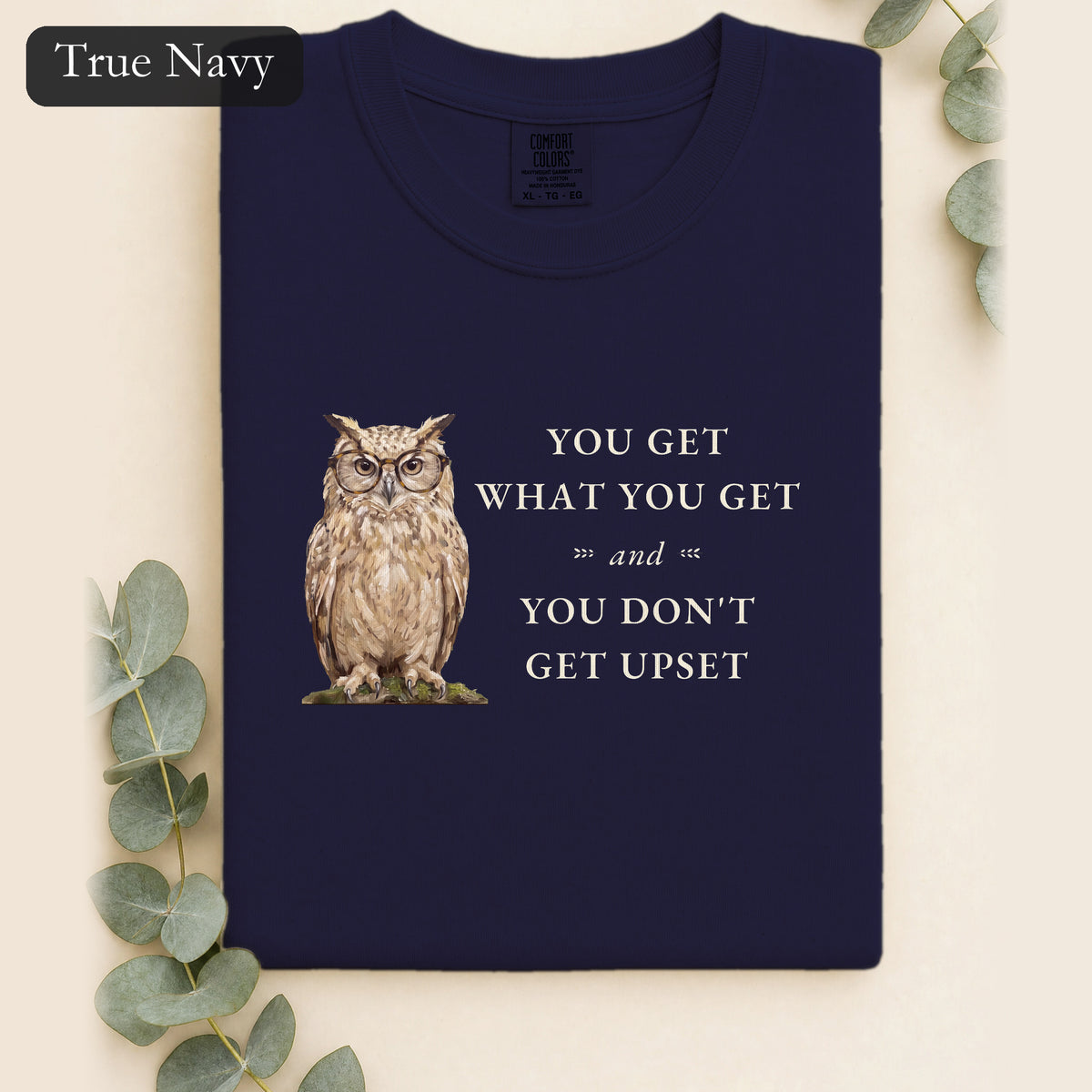 You Get What You Get Shirt, Funny Teacher Owl Tee, Classroom Saying Shirt, Back to School Gift, Preschool Teacher Tee