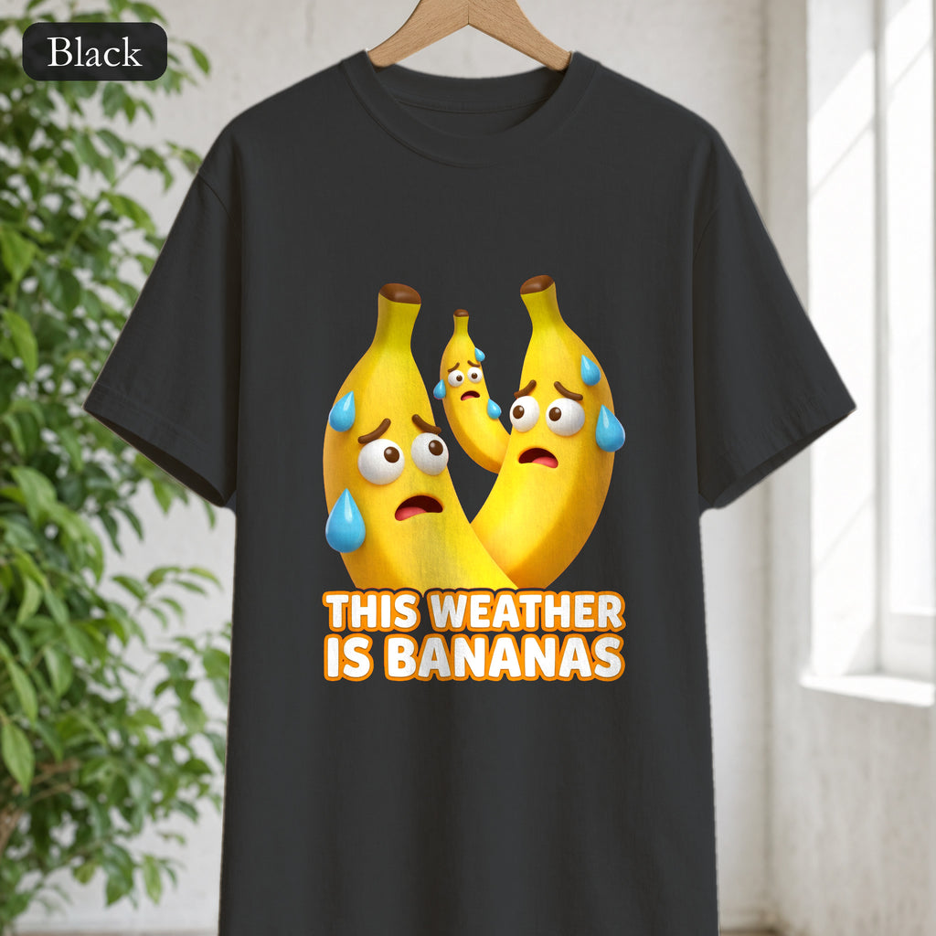 This Weather Is Bananas Shirt, Funny Sweating Banana Tee, Summer Heat Humor Gift, Hot Weather Pun Sweatshirt