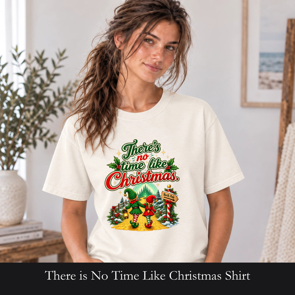 There is No Time Like Christmas Shirt | Elf Holiday Design