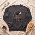 Ostrich Illustration Flight Was Never An Option Sweatshirt | Funny Bird Crewneck