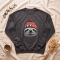 Sloth Wearing Knit Beanie | Cozy Winter Animal Crewneck