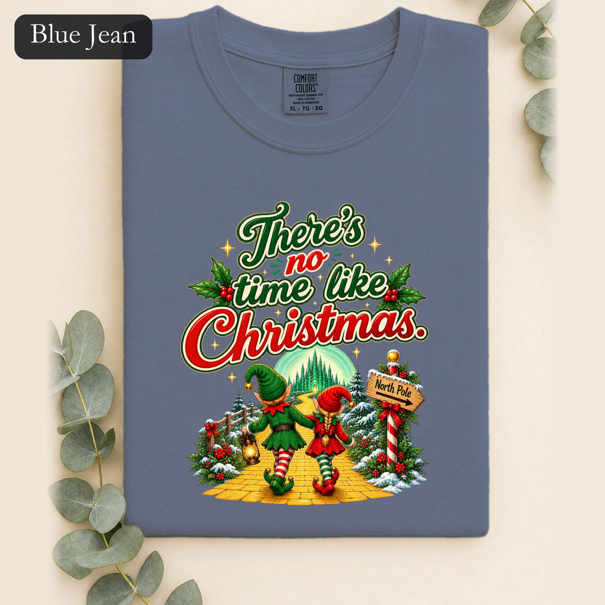 There is No Time Like Christmas Shirt | Elf Holiday Design