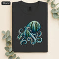 Dreamy Octopus Illustration Shirt | Marine Life, Aquatic Art