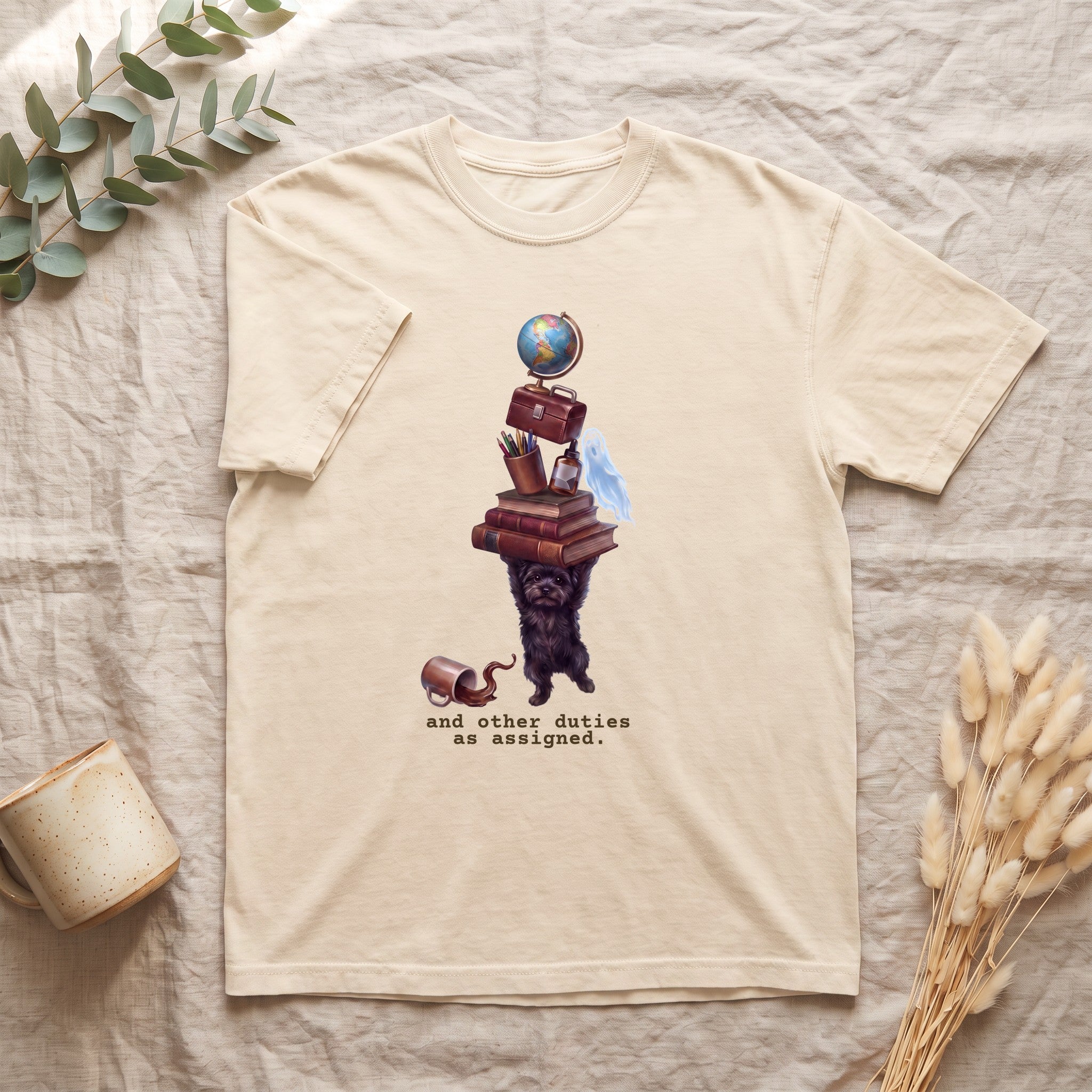 And Other Duties As Assigned Shirt, Funny Paraprofessional Tee, School Staff Dog Tee, Teacher and Teacher Aide Gift