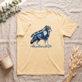 Into the Night I Run Shirt, Wolf Double Exposure Tee, Moonlit Forest Wild Spirit Gift, Woodland Nature Sweatshirt