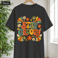 Stay Groovy Shirt, Retro 70s Tee, Groovy Aesthetic Gift, Positive Vibes Sweatshirt