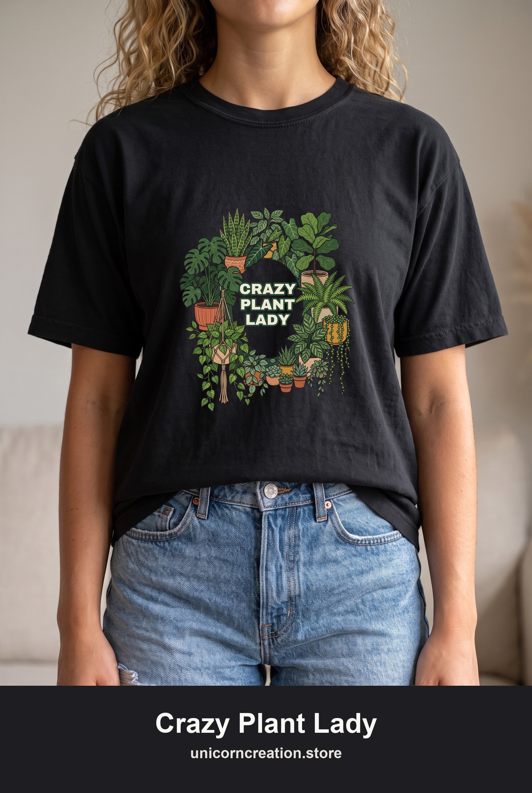 Crazy Plant Lady Shirt, Plant Mom Tee, Houseplant Lover Gift, Gardening Plant Sweatshirt