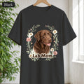 Chocolate Lab Mom Shirt, Labrador Mom Tee, Dog Mom Gift, Wildflower Dog Lover Sweatshirt, Cute Dog Owner Gift