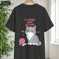 It's Giving Crazy Cat Lady Shirt, Grey Cat Mom Tee, Cat Lover Gift, Funny Cat Owner Sweatshirt