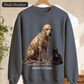 Unraveling Mummy & Cat Sweatshirt, Funny Halloween Mummy Crewneck, Cozy Deadpan Spooky Sweatshirt, Black Cat Lover Gift