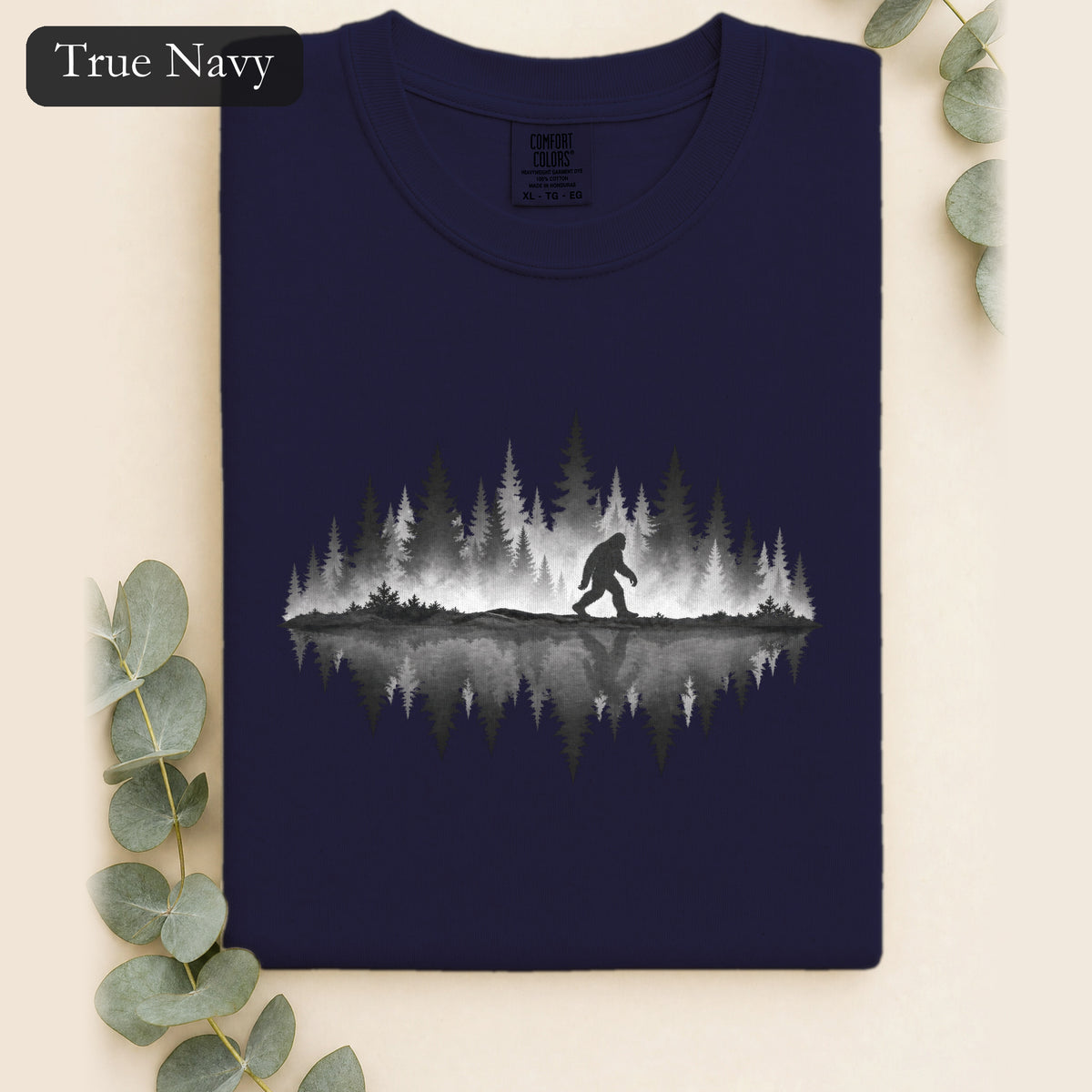 Bigfoot Silhouette Forest Shirt