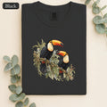 Toucan Pair Tropical Bird Shirt | Botanical Illustration