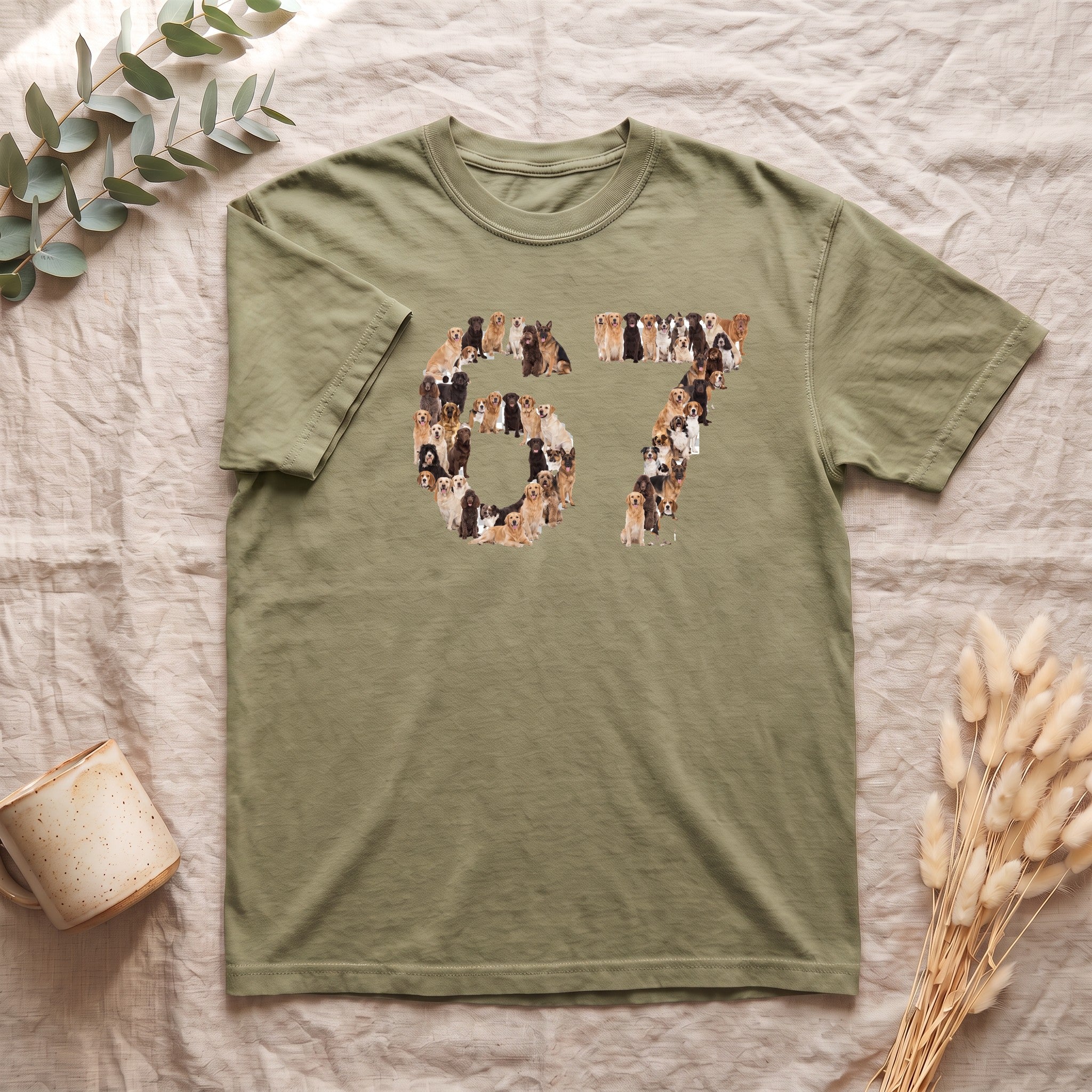 67 Dogs Shirt, Funny 67 Meme Dog Tee, Trendy Dog Number Gift, Dog Lover Sweatshirt