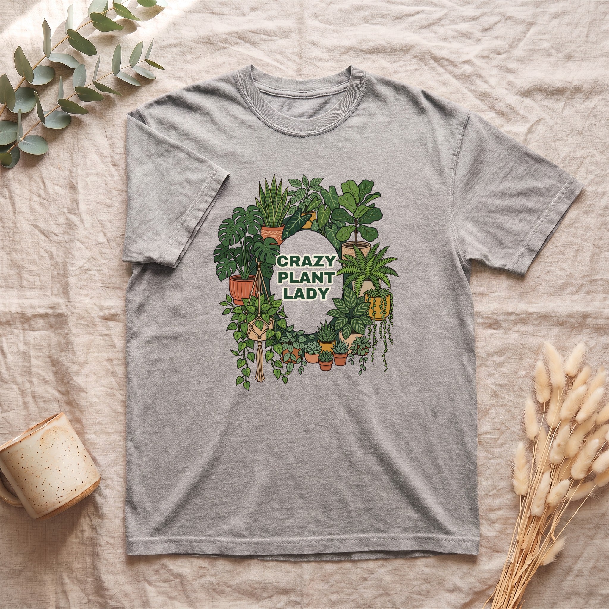 Crazy Plant Lady Shirt, Plant Mom Tee, Houseplant Lover Gift, Gardening Plant Sweatshirt