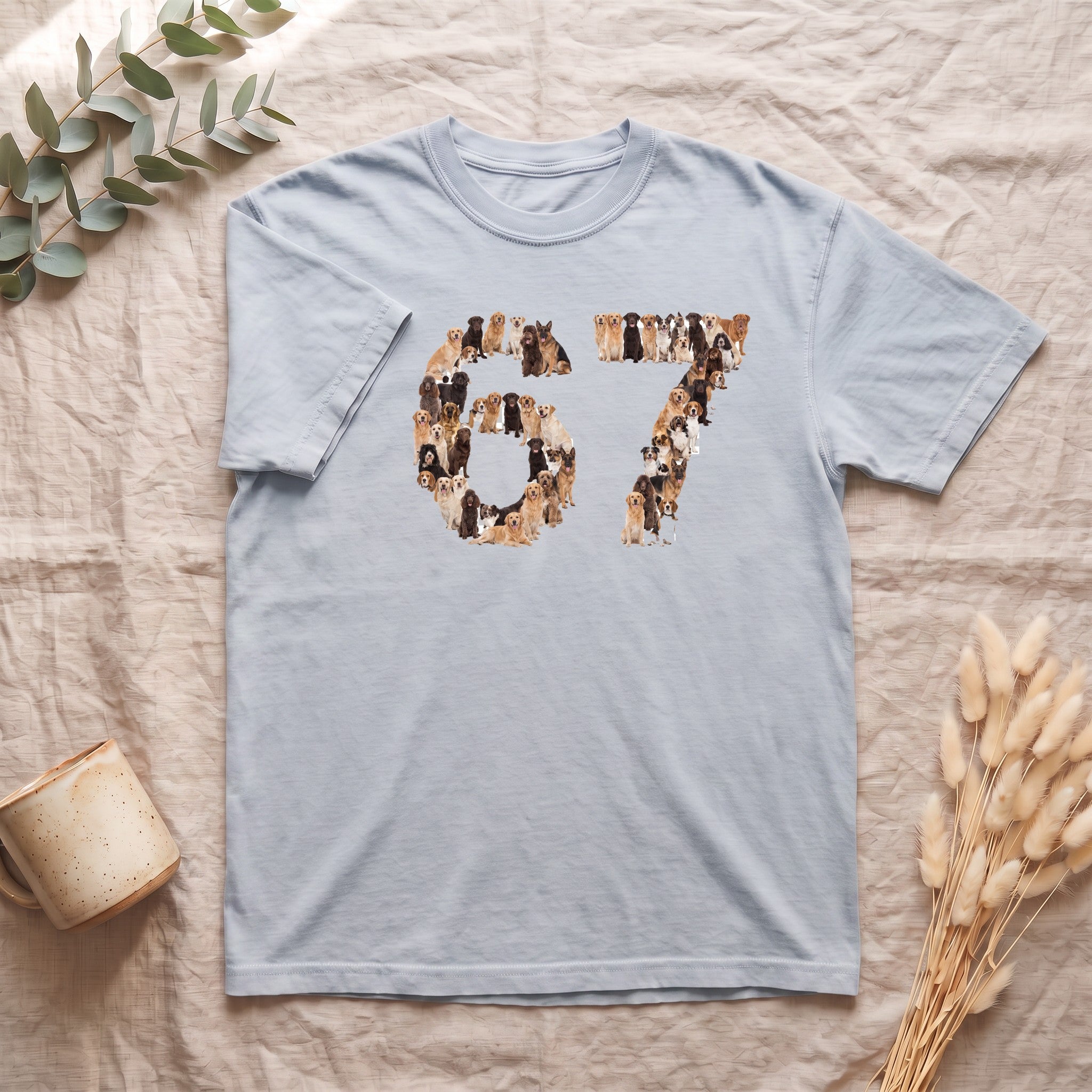 67 Dogs Shirt, Funny 67 Meme Dog Tee, Trendy Dog Number Gift, Dog Lover Sweatshirt