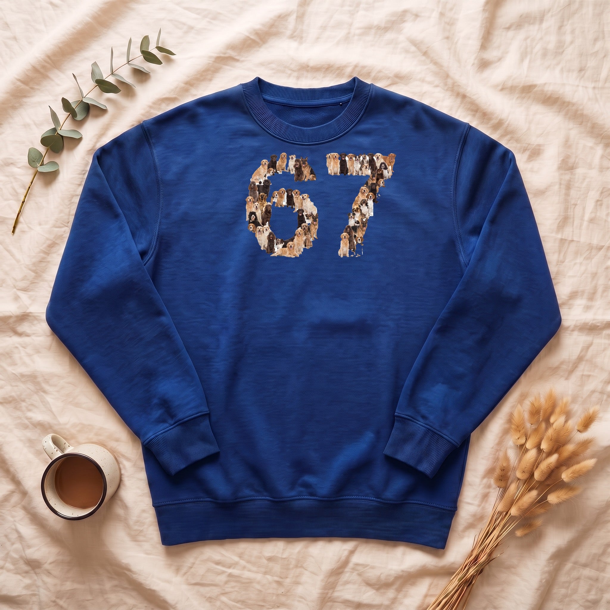 67 Dogs Shirt, Funny 67 Meme Dog Tee, Trendy Dog Number Gift, Dog Lover Sweatshirt