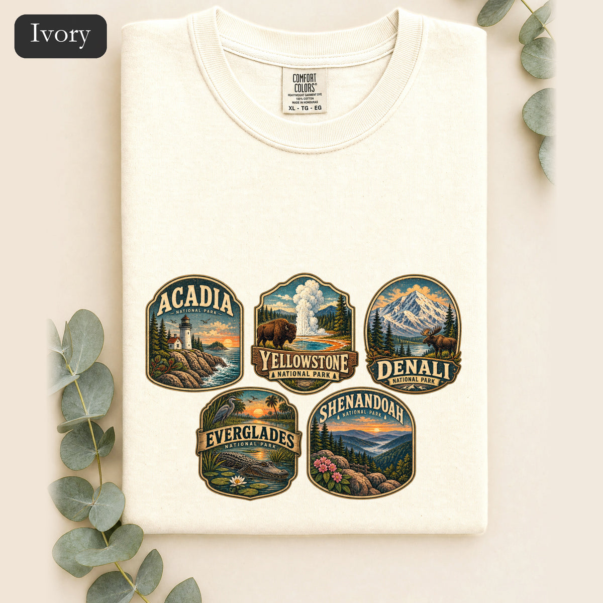 Southwest National Parks Shirt, Desert Badge Tee, Arizona Utah Hiking Gift, Retro Adventure Cactus Sweatshirt