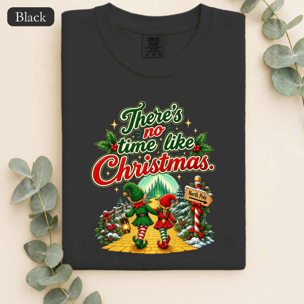 There is No Time Like Christmas Shirt | Elf Holiday Design