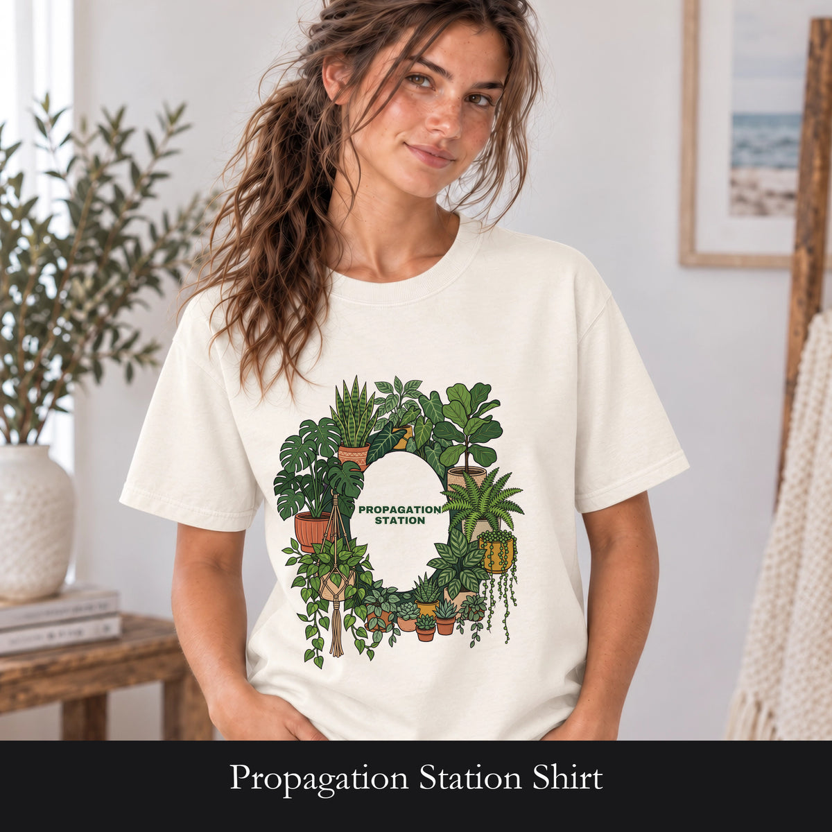 Propagation Station Shirt, Plant Mom Tee, Houseplant Lover Gift, Gardening Plant Sweatshirt